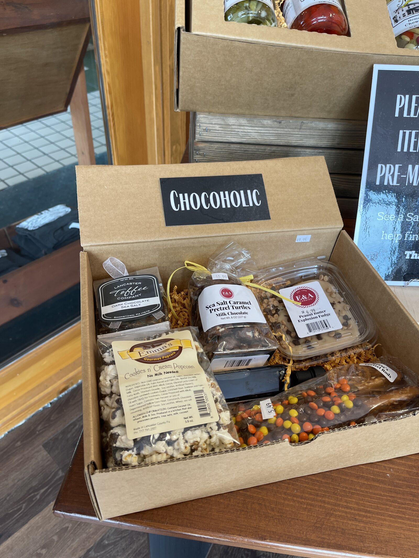 Gift Box from Locally Made Food Shop in Lancaster County